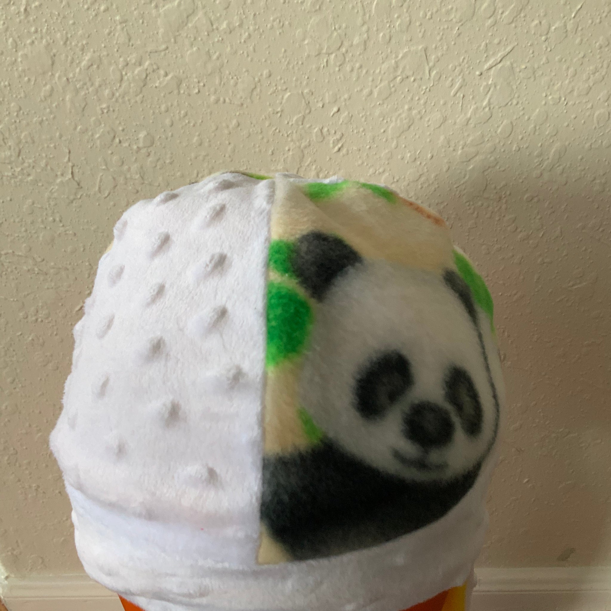 Minky and Fleece Beanie Hat with Earflaps for Kids Baby Forest Friends