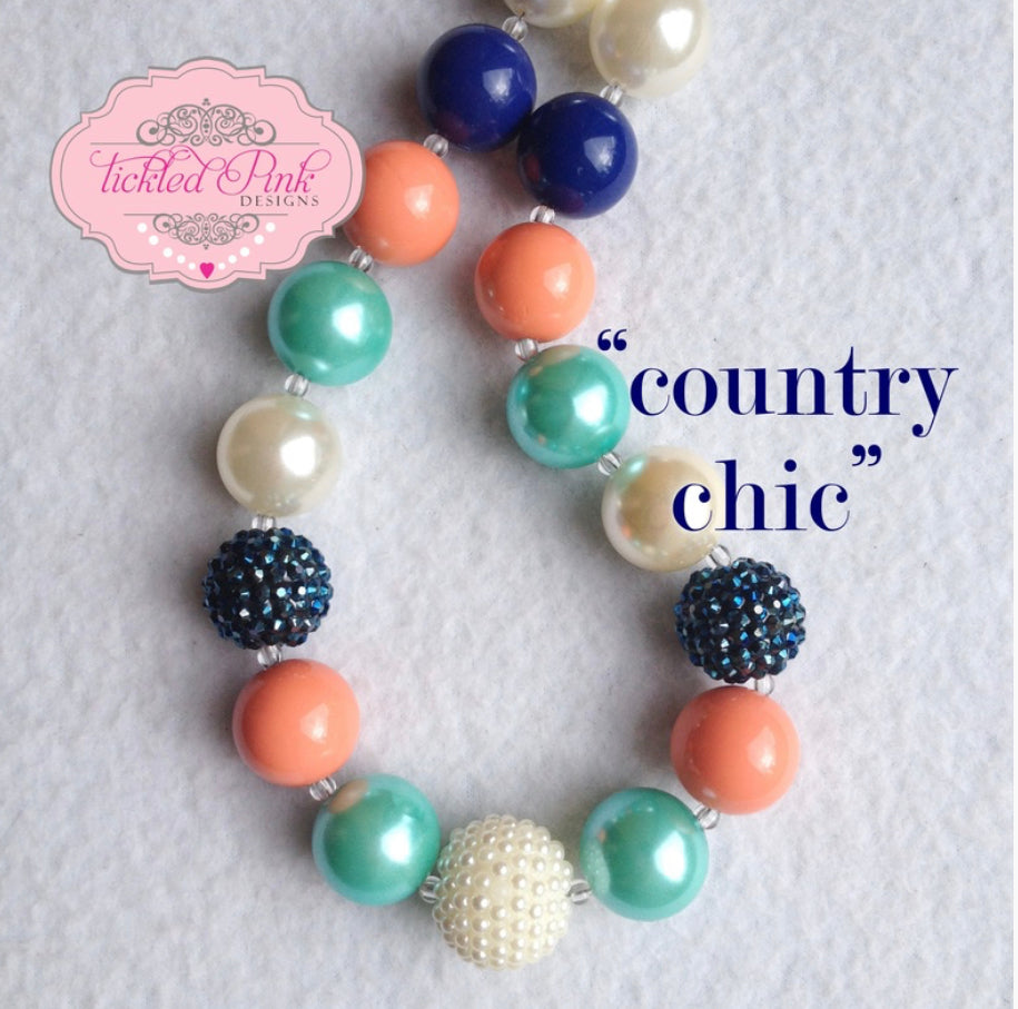 Country Chic Bauble Necklace