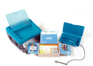 ZoomKIT Complete Turquoise Travel Table and Activity System