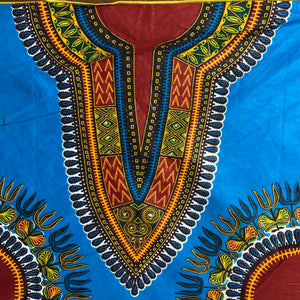 Dashiki Embroidered Kids Ankara Dress