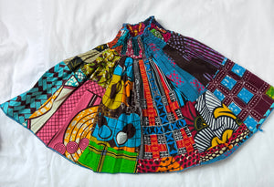 Ankara Block Skirt