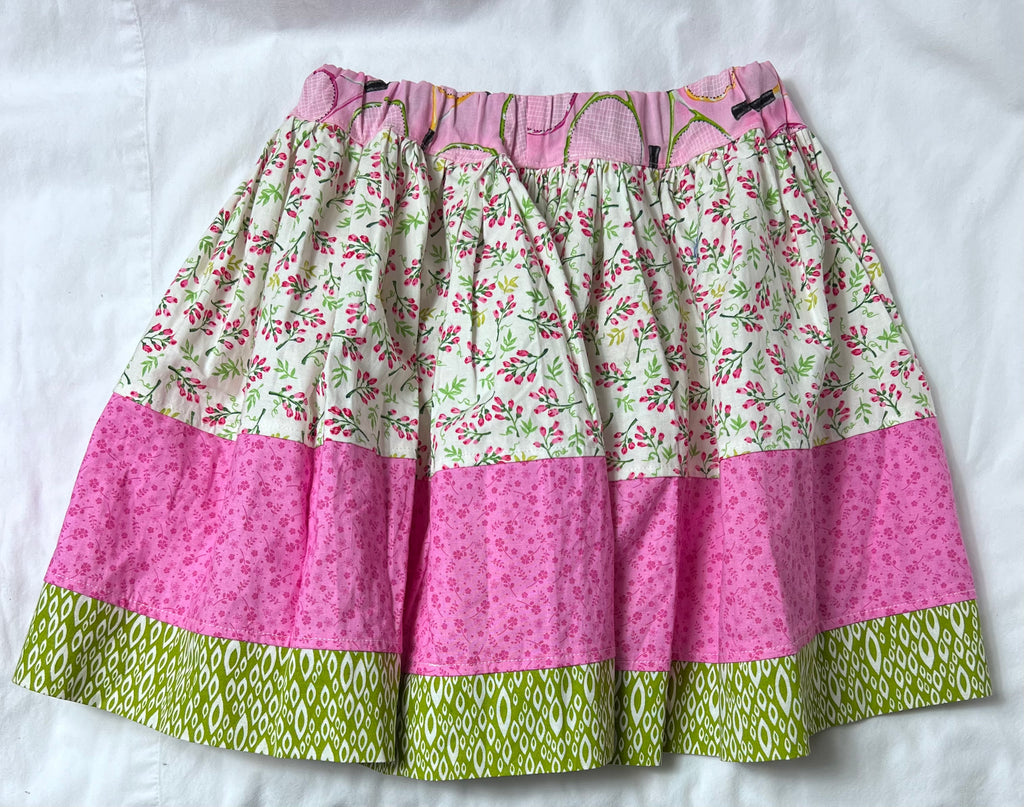 Kids Tiered Floral Skirt