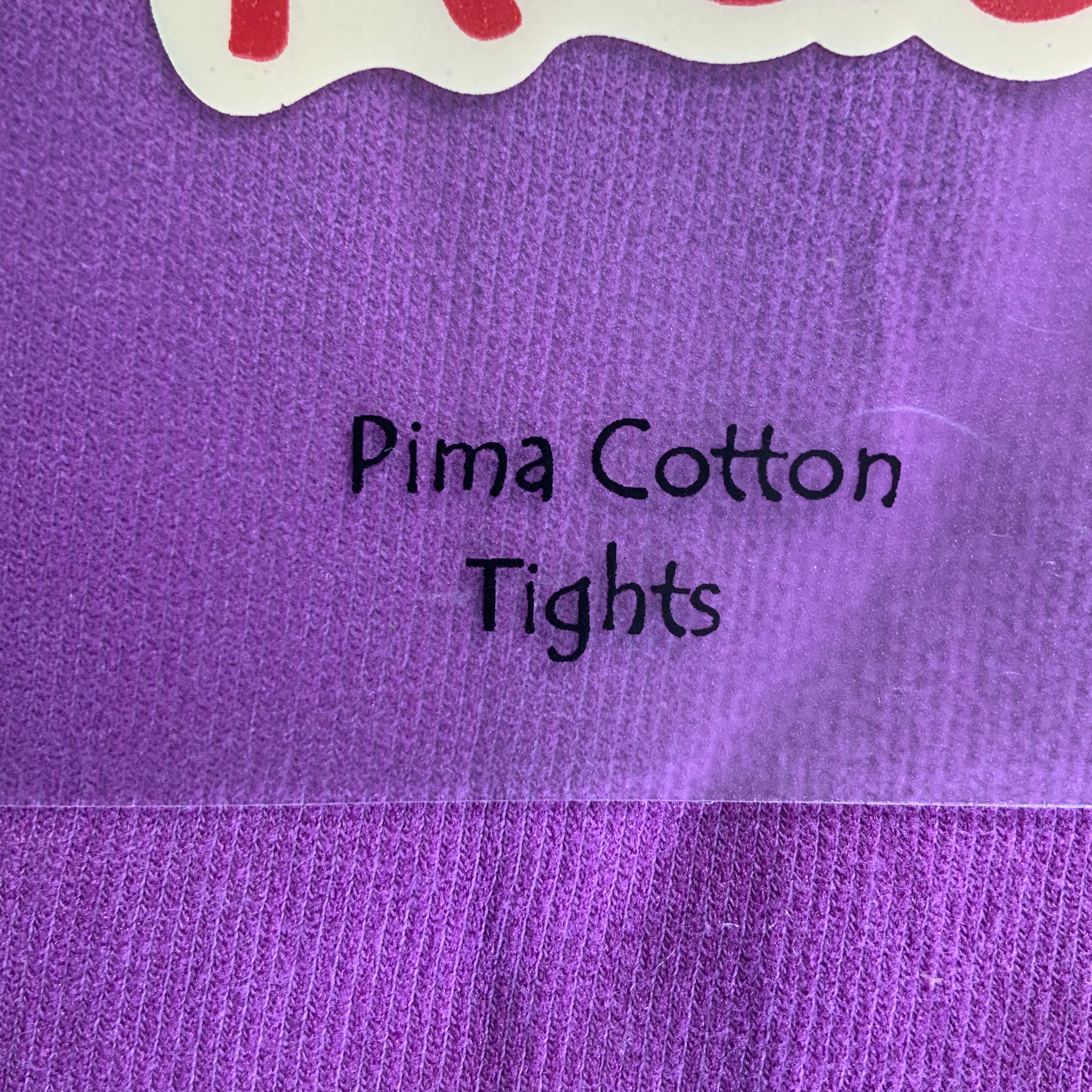 Country Kids Soft Purple Pima Cotton Tights for Little Legs