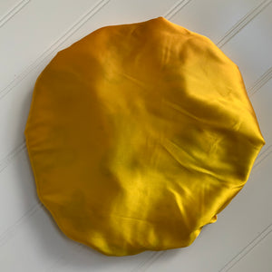 Kids Happy Bee Satin Hair Bonnet