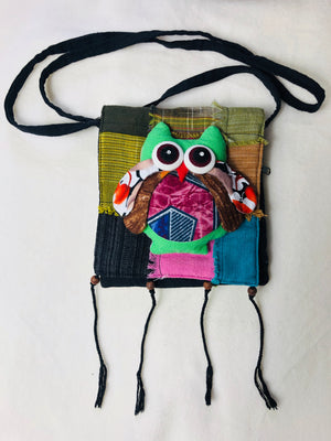 Green Owl Bag Purse