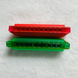 Red Harmonica Plastic