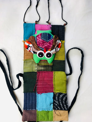 Green Owl Bag Purse