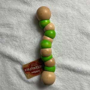 BeginAgain Earthworms Toy ~ Green