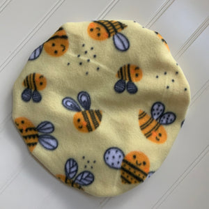 Kids Happy Bee Satin Hair Bonnet