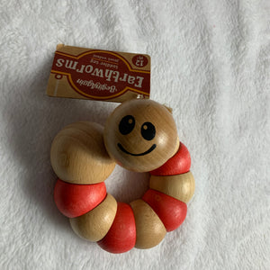BeginAgain Earthworms Toy ~ Red
