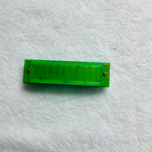 Green Harmonica Plastic