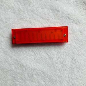 Red Harmonica Plastic