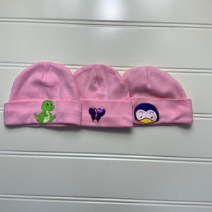 Purple Butterfly Newborn Beanie